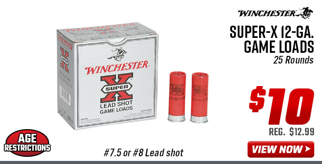 Winchester Super-X 12-GA. Game Loads