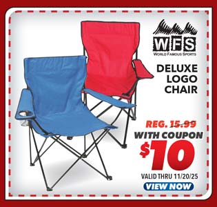 World Famous Sports Big 5 Logo Quad Chair
