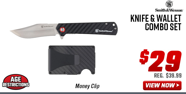 Smith & Wesson Knife & Wallet Combo Set