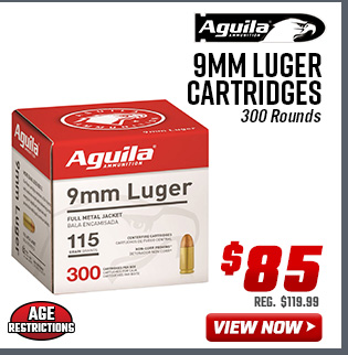 Aguila 9mm Luger Cartridges 