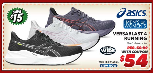 ASICS Versablast 4 Men's or Women's Running Shoes