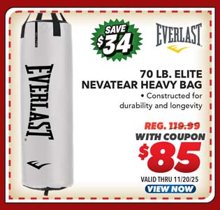 Everlast 70 lbs. Elite Nevatear Heavy Bag 