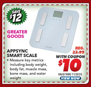 Greater Goods Appsync Smart Scale