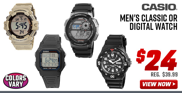 Casio Men's Classic or Digital Watch