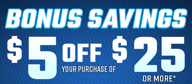 $5 off $25. Exclusions apply. Use code E251118