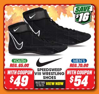 Nike Speedsweep VIII Men's or Youth Wrestling Shoes