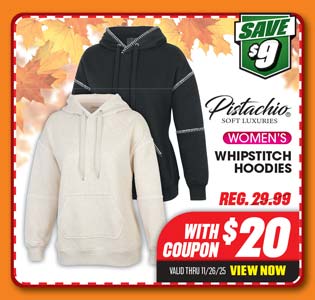 Pistachio Women's Whipstitch Hoodie