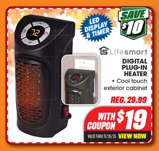 Lifesmart Digital Plug-In Heater