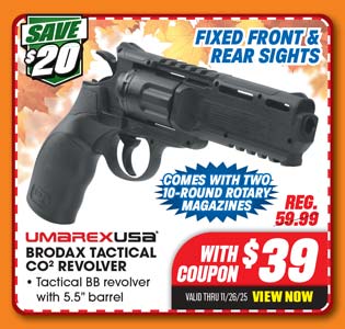 Umarex Brodax Tactical CO2 Revolver