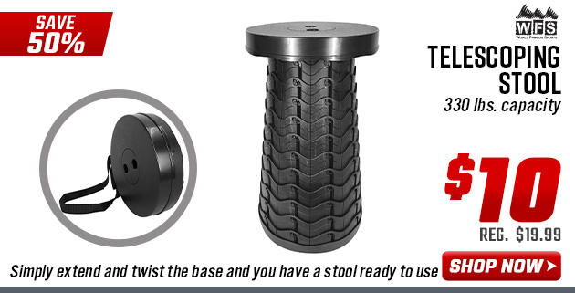 World Famous Sports Telescoping Stool