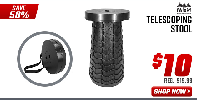 World Famous Sports Telescoping Stool