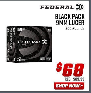 Federal Black Pack 9MM Luger 