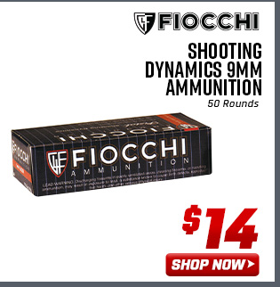 Fiocchi Shooting Dynamics 9mm Ammunition