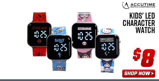 Accutime Kids' LED Character Watch