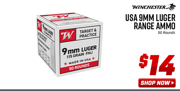 Winchester USA 9MM Luger Range Ammo