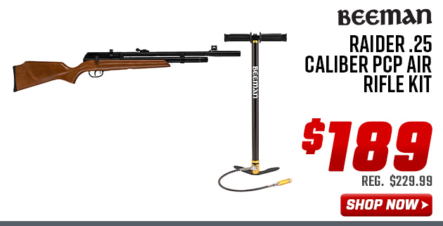 Beeman Raider .25 Caliber PCP Air Rifle Kit