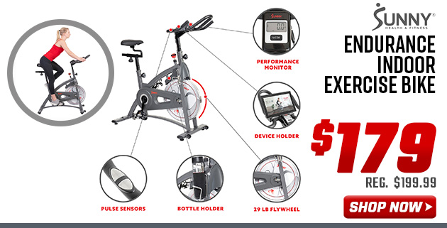 Sunny Fitness Endurance Indoor Exercise Bike 
