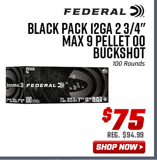 Federal Black Pack 12GA 2 3/4
