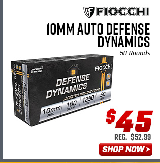 Fiocchi 10mm Auto Defense Dynamics