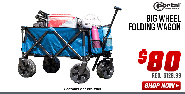 Portal Big Wheel Folding Wagon