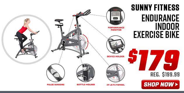 Sunny Fitness Endurance Indoor Exercise Bike 