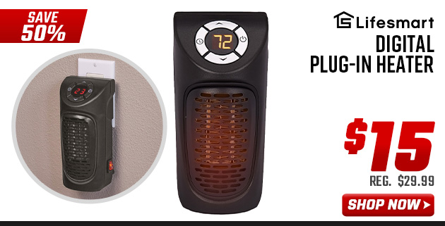 Lifesmart Digital Plug-In Heater