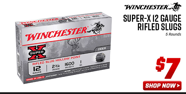 Winchester Super-X 12 Gauge Rifled Slugs