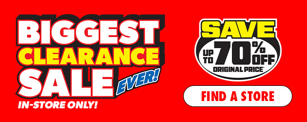 Biggest Clearance Sale