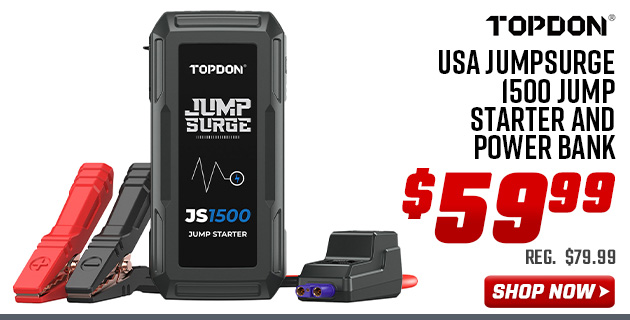 TOPDON USA JumpSurge 1500 Jump Starter and Power Bank