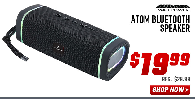 Max Power Atom Bluetooth Speaker