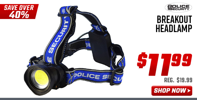 Police Security Breakout Headlamp