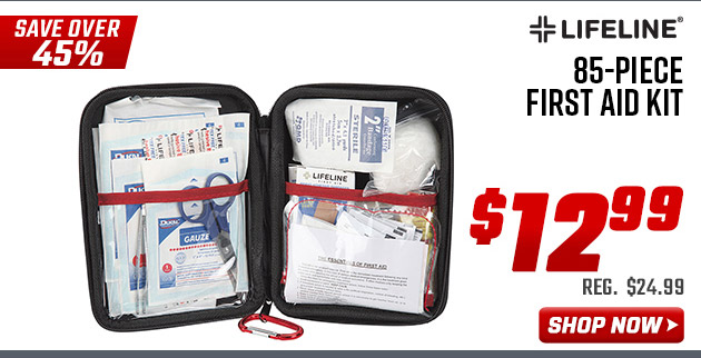 Lifeline 85-Piece First Aid Kit