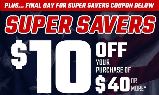 $10 Off $40. Exclusions apply. Use code E260215