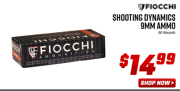 Fiocchi Shooting Dynamics 9mm Ammo