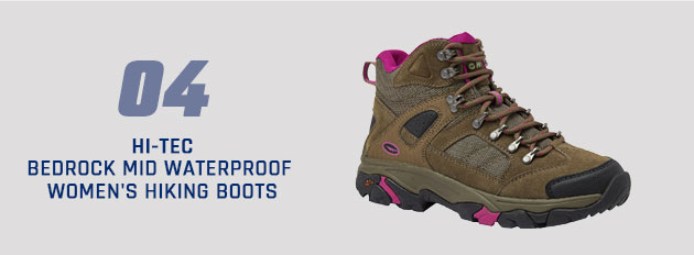 Hi-Tec Bedrock Mid Waterproof Women's Hiking Boots