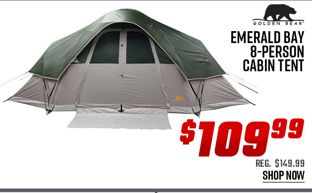Golden Bear Emerald Bay 8-Person Cabin Tent