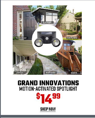 Grand Innovations Motion-Activated Spotlight