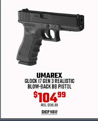 Umarex Glock 17 Gen 3 Realistic Blow-Back BB Pistol