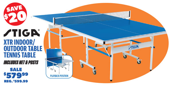 Stiga XTR Indoor/Outdoor Table Tennis Table