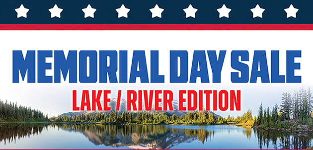 Big 5 Sporting Goods. Memorial Day Lake and River