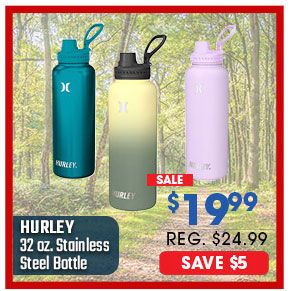 Hurley 32 oz. Stainless Steel Bottle