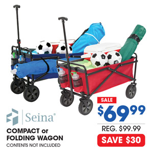 Seina Compact or Folding Wagon