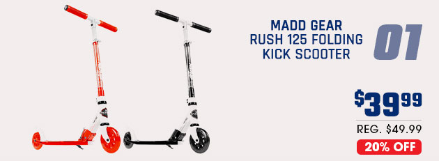 Madd Gear Rush 125 Folding Kick Scooter