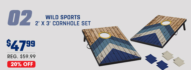 Wild Sports 2' x 3' Cornhole Set
