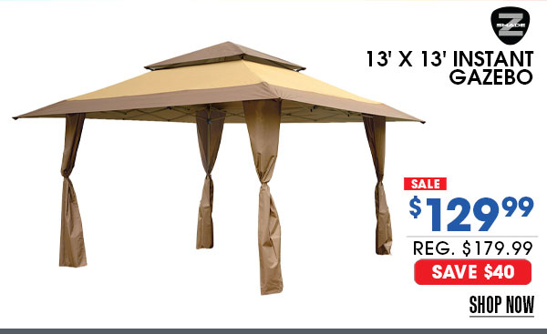 Z-Shade 13' x 13' Instant Gazebo