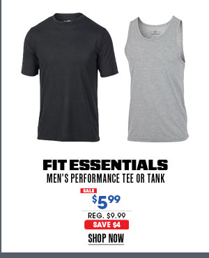 Fit Essentials Men's Performance Tee or Tank