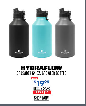 Hydraflow Crusader 64 oz. Growler Bottle