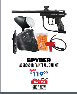 Spyder Aggressor Paintball Gun Kit