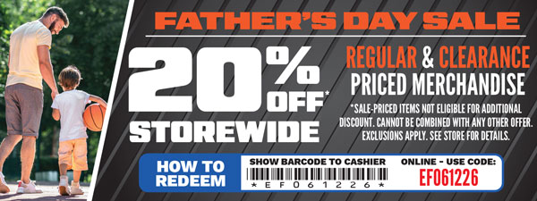 20% Off Father's Day