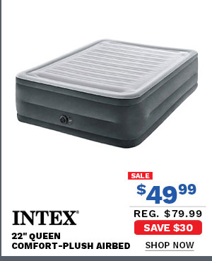 Intex 22" Queen Comfort-Plush Airbed